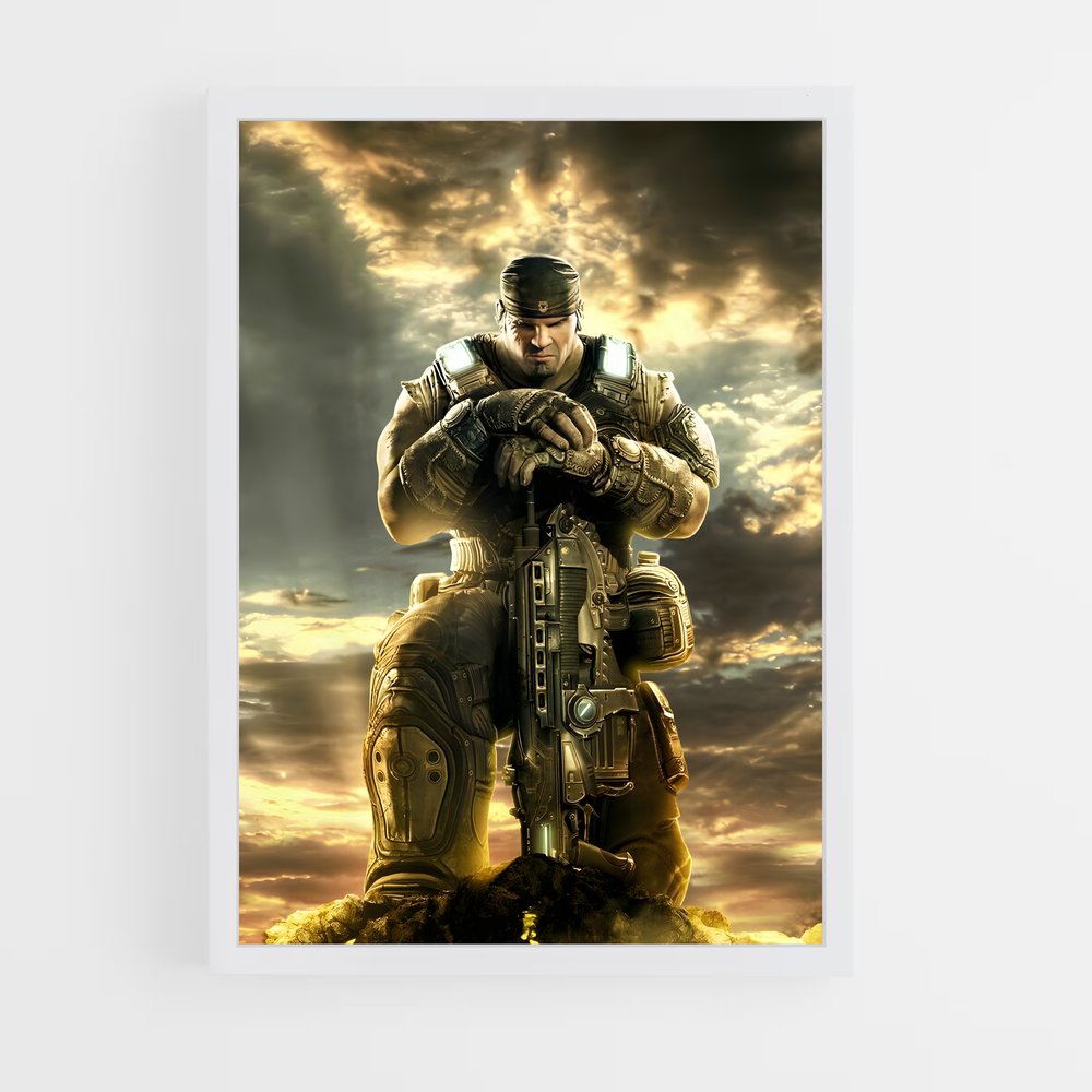 Poster Fenix au Combat – affiche Gears of war (vue 3)